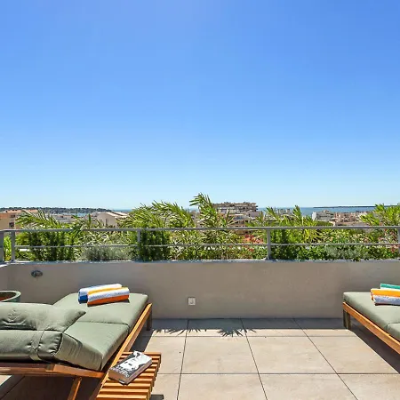 Duplex Elegante Vista Panoramica 360 Juan-les-pins *