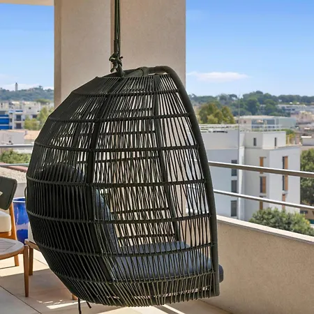 Duplex Elegante Vista Panoramica 360 Juan-les-pins شقة *