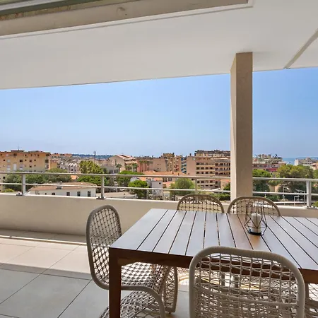 Duplex Elegante Vista Panoramica 360 Juan-les-pins شقة أنتيب