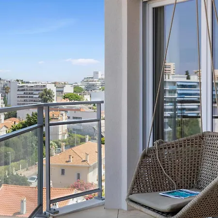 Duplex Elegante Vista Panoramica 360 Juan-les-pins شقة أنتيب