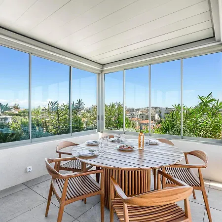 Duplex Elegante Vista Panoramica 360 Juan-les-pins شقة *